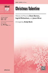 Christmas Valentine SATB choral sheet music cover